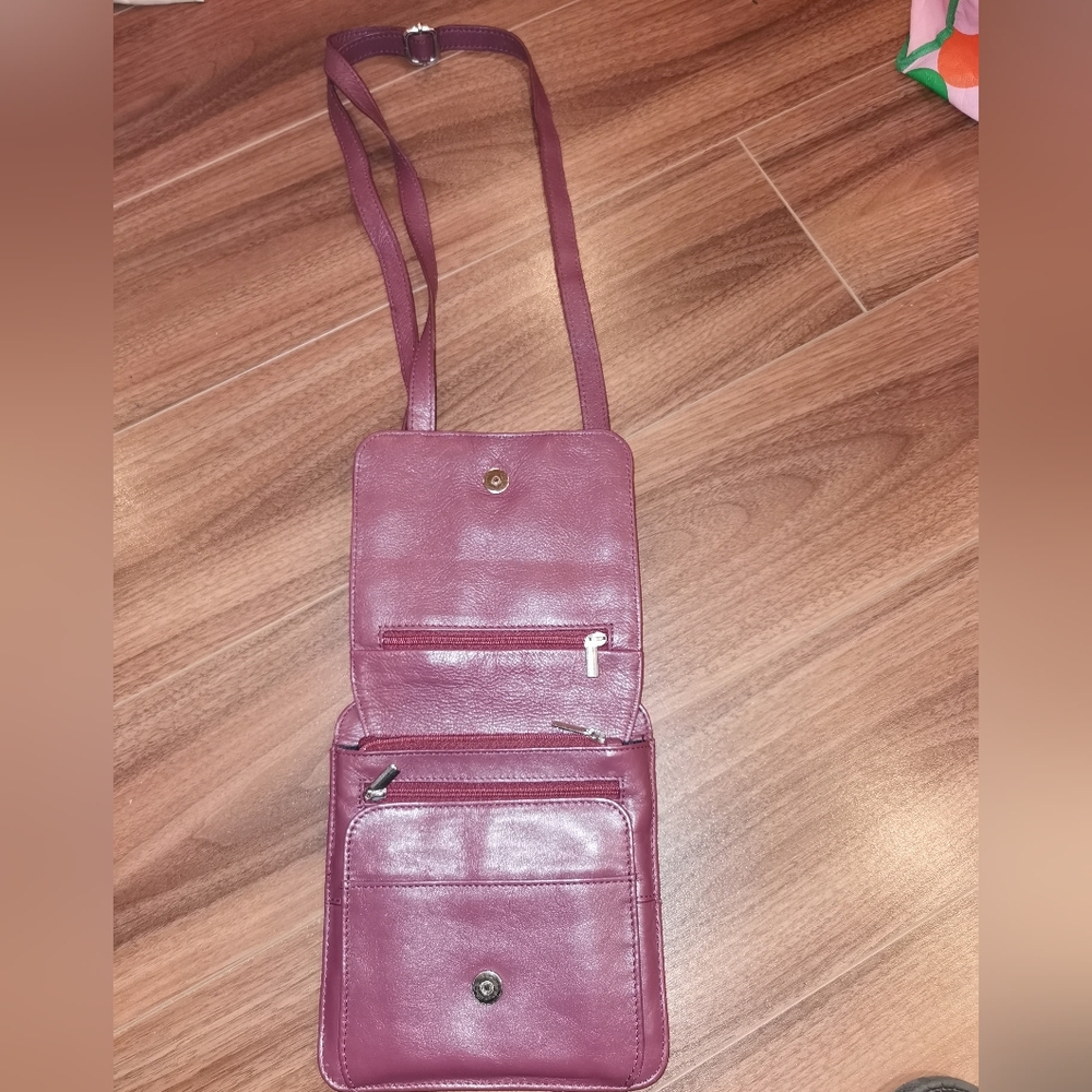 Via Roma crossbody Genuine Leather